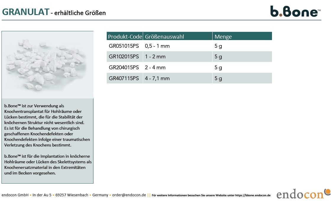 Greenbone b.bone Granules