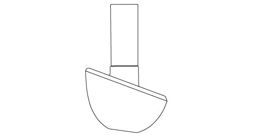 HiVac Femurzementdruckhalter (Femursiegel)